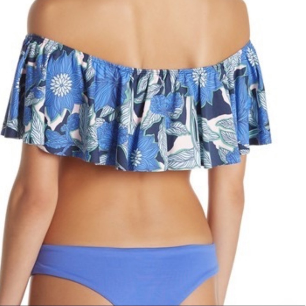 Maaji Bijenkorf Floral Off-the-Shoulder Ruffle Top - Picture 2 of 2